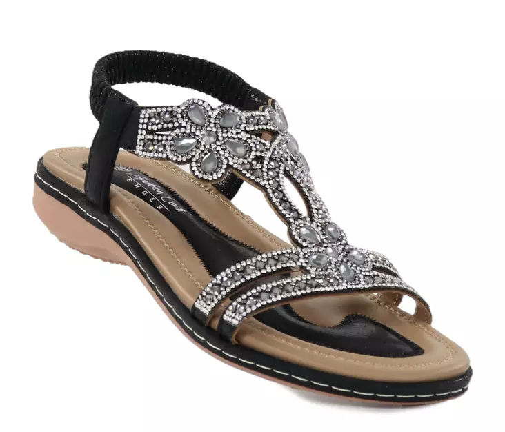 Andrea Conti women's sandals 15490040002 black - Women's sandals - 138334 - 1