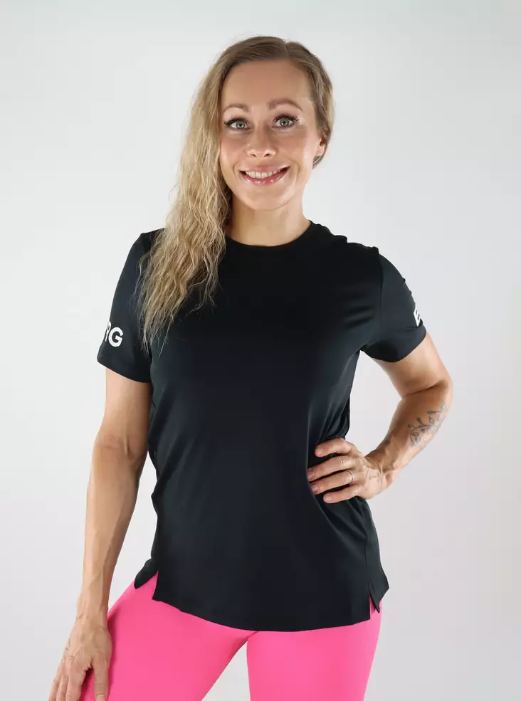 Björn Borg women's t-shirt Borg black - Women's T-shirts - 139084 - 1