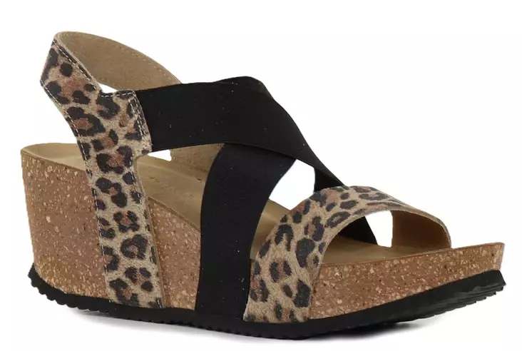 Copenhagen Sandals Stacia brown leopard - Women's sandals - 140954 - 1