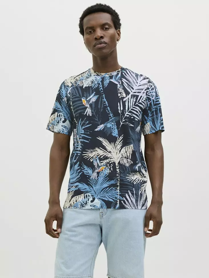 Jack&Jones Men's T-Shirt Hawaii sky captain - Men's T-shirts - 138484 - 1