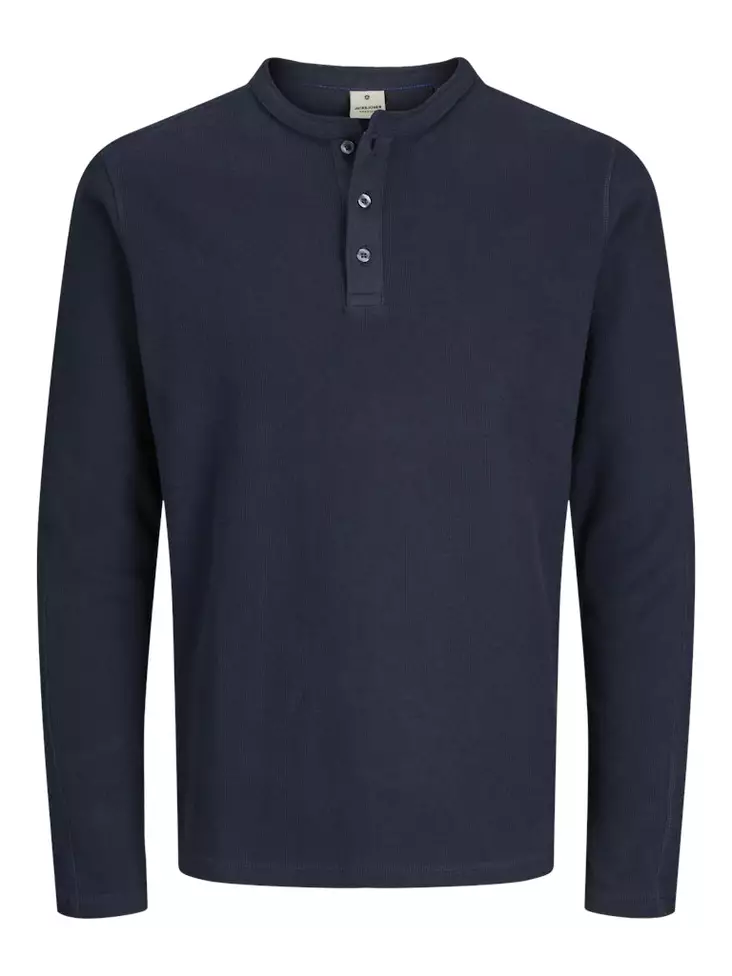 Jack&Jones Premium Men's Henley Shirt Blutyrell - Men's long sleeved shirts - 137594 - 1