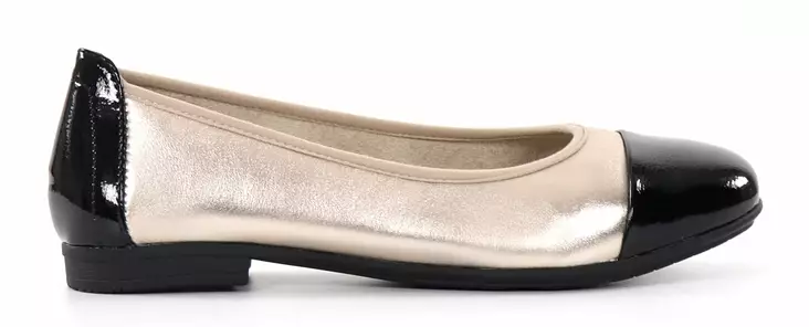Jana Ballerinas 22180-44 black/champagne - Ballerinas - 137924 - 1
