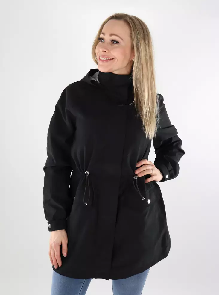 JDY women's parka Shine black - Women's light jackets - 137814 - 1
