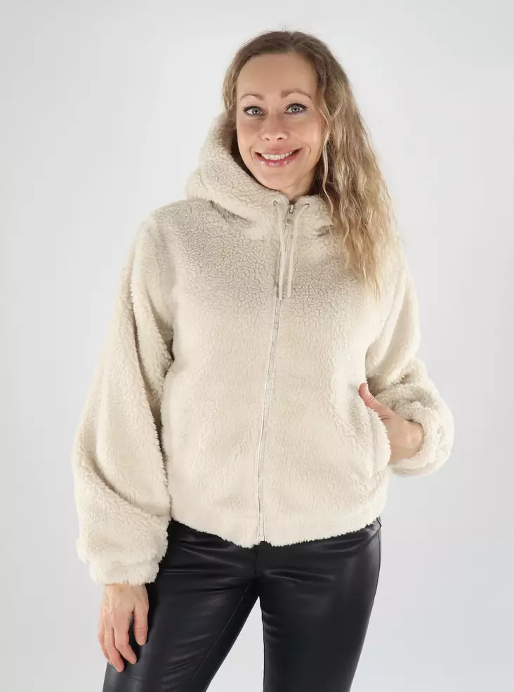 JDY women's jacket Teddy moonbeam - Women's light jackets - 139554 - 1