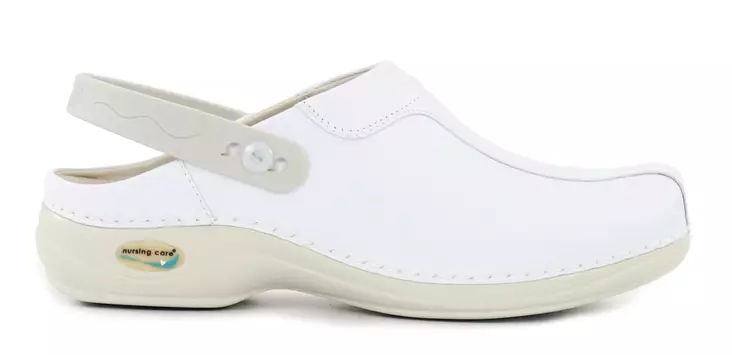 Nursing Care Machine Washable Genuine Leather Work Shoes WG2P10 Madrid White - Women's work shoes - 112204 - 1