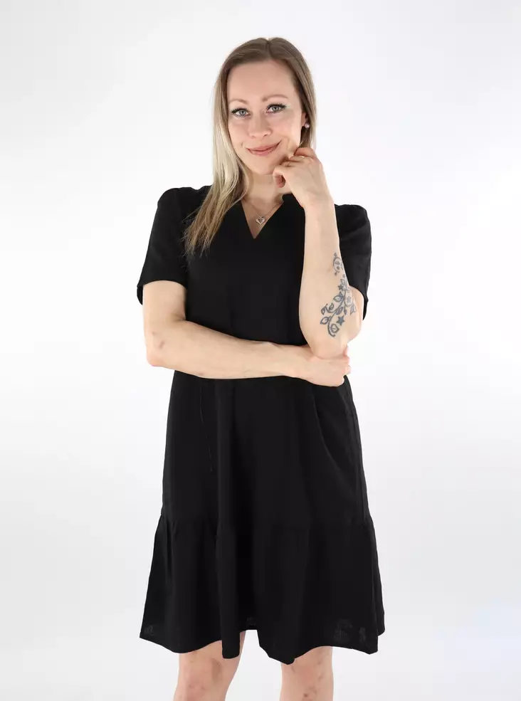 Only Dress Tiri-Caro v-neck black - Dresses and tunics - 138534 - 1