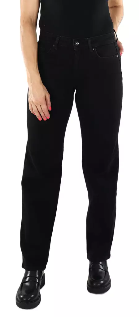 Only women's jeans Blush Straight Mid black - Women's trousers - 136794 - 1