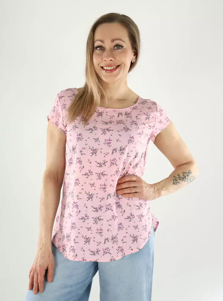 Only t-shirt ONLNOVA romance rose/petite - Women's T-shirts - 140934 - 1