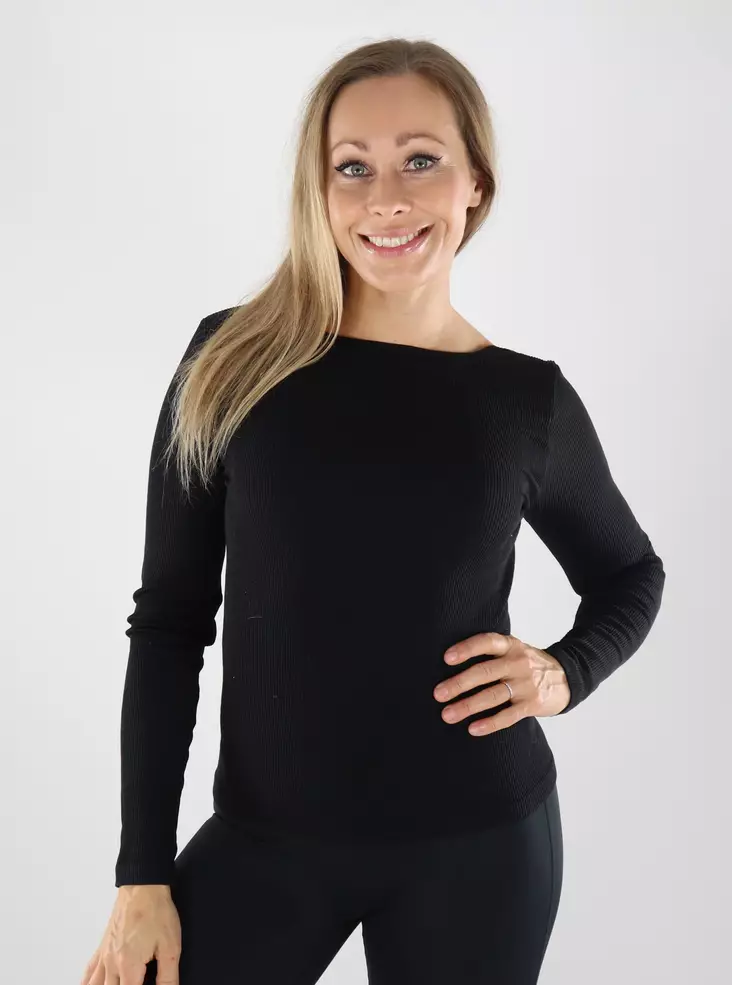 Only Play women's shirt 2-way black - Women's sports shirts - 139004 - 1