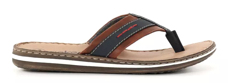 Rieker men's flip-flops 21072-14 blue - Men's sandals - 137954 - 1