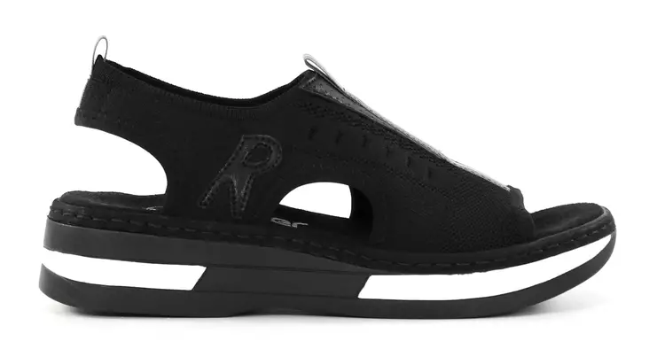 Rieker women's sandals V59B5-00 black - Rieker women`s sandals - 126244 - 1