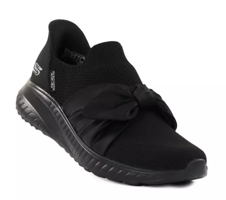 Skechers women's bow sneakers 117630/BBK BOBS SQUAD CHAOS - INSPIRE AWAY black - Skechers women`s sneakers - 138424 - 1