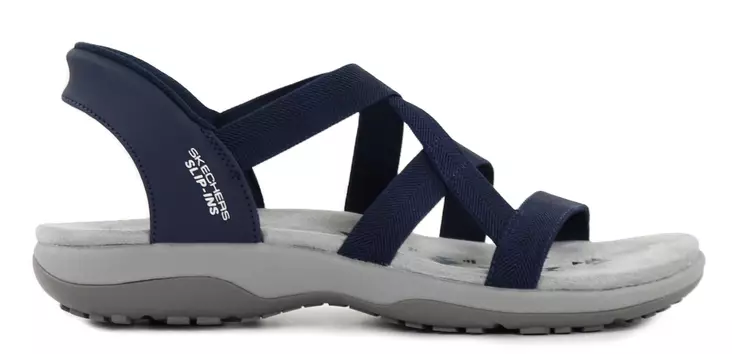 Skechers Women's Slip Ins Sandals 163460/NVY REGGAE SLIM - STRETCH FLEX navy - Skechers women`s sandals - 140554 - 1
