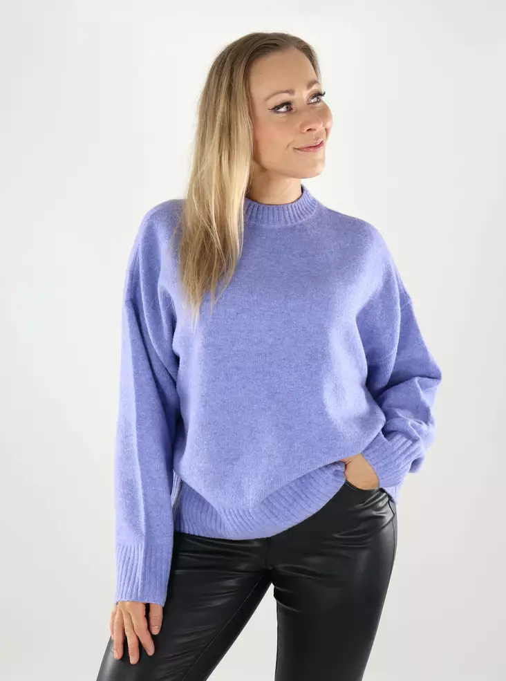 Vero Moda women's sweater VMBOOM Pullover jacaranda - Women's knitwear - 139024 - 1