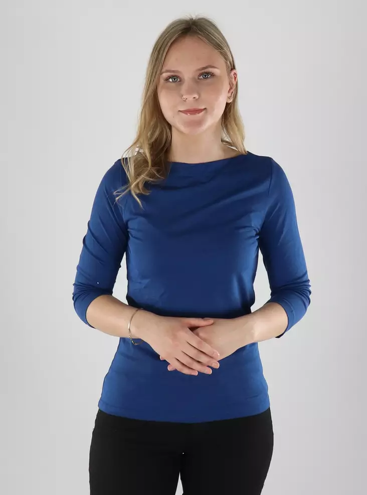 Vero Moda Shirt VMPANDA MODAL navy peony - Women's long sleeved shirts - 141294 - 1