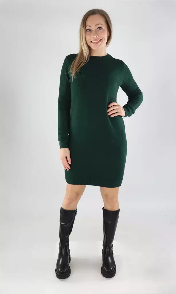 Vero Moda Knitted Dress VMBOOM pine grove - Women's knitwear - 139824 - 1