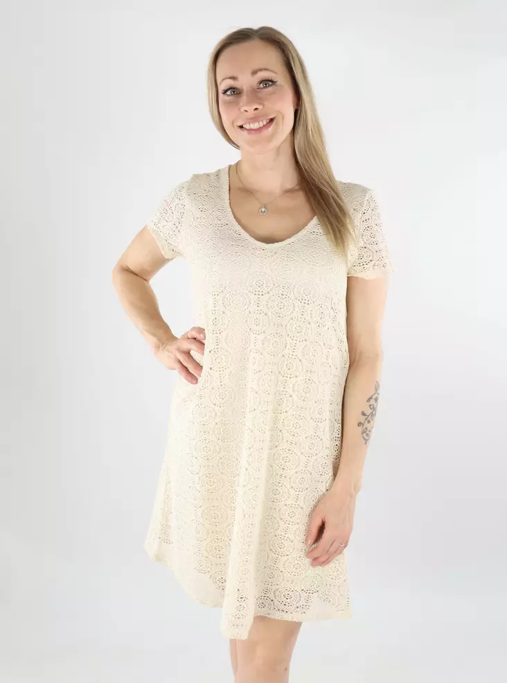 Vero Moda lace dress V-Neck birch - Dresses and tunics - 138564 - 1