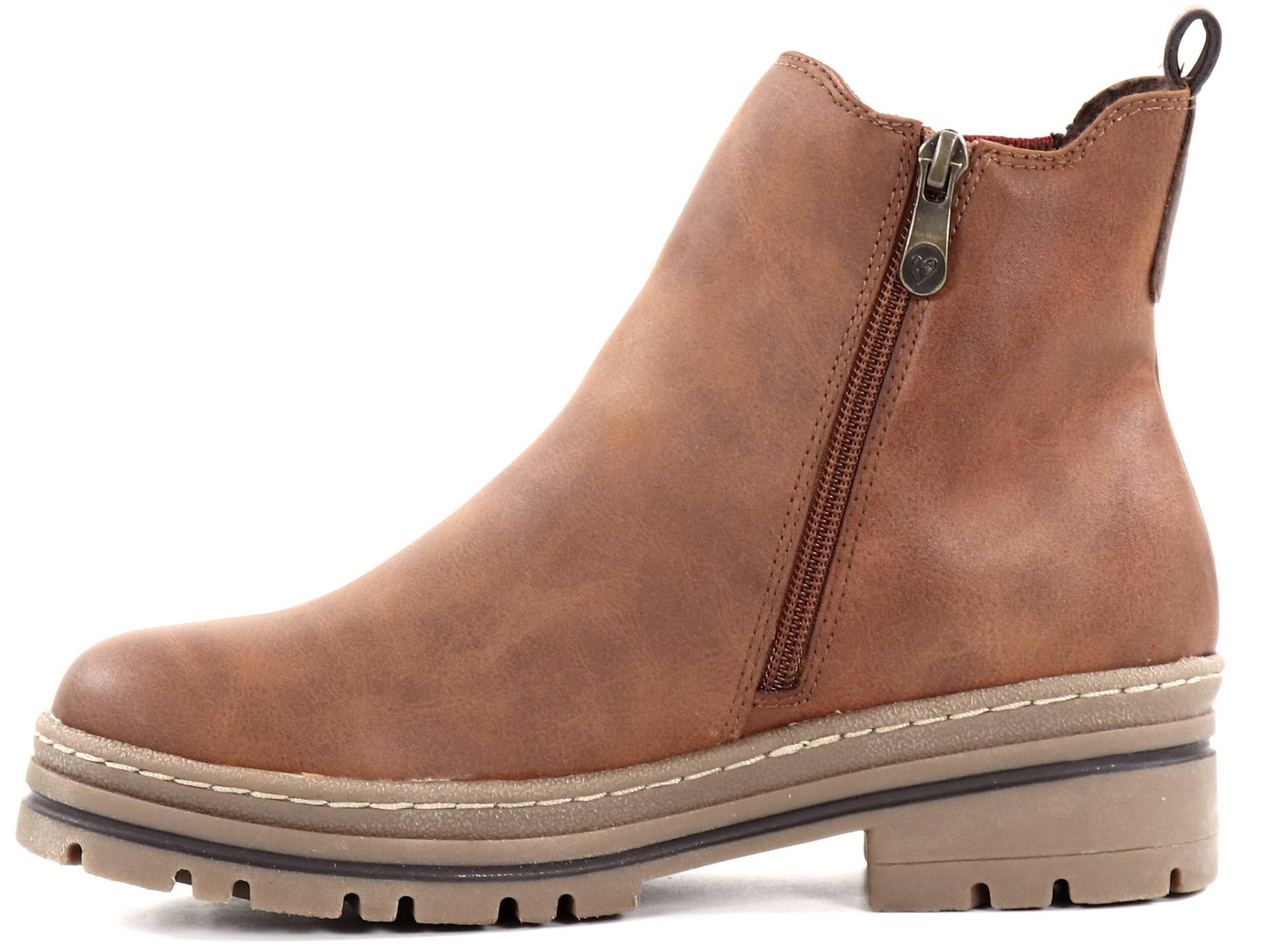 gennemsnit Deltage Plaske Marco Tozzi Ankle Boots 26875-25, cognac - Stilettoshop.eu webstore