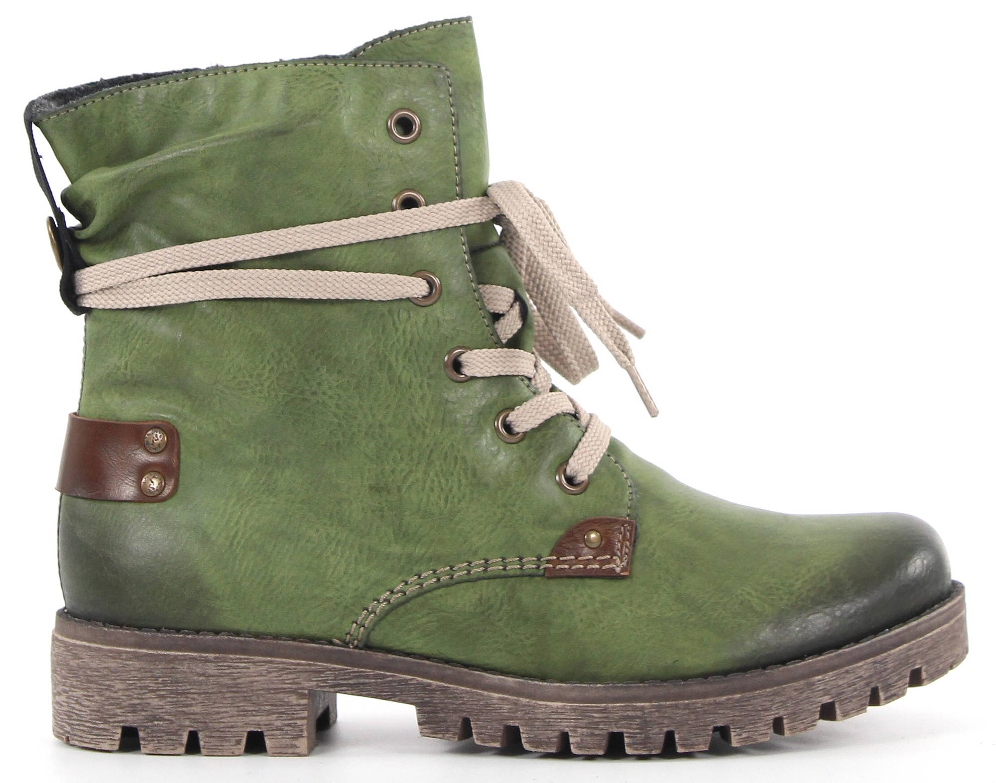 rieker green shoes