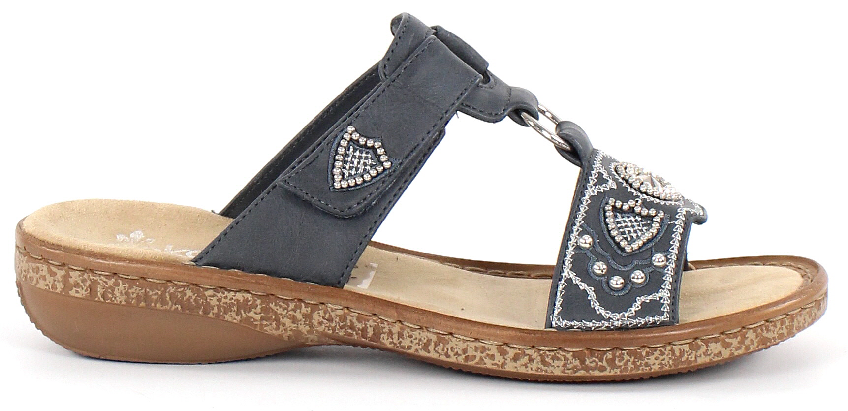 Rieker Mules 62834-14, Blue - Stilettoshop.eu webstore
