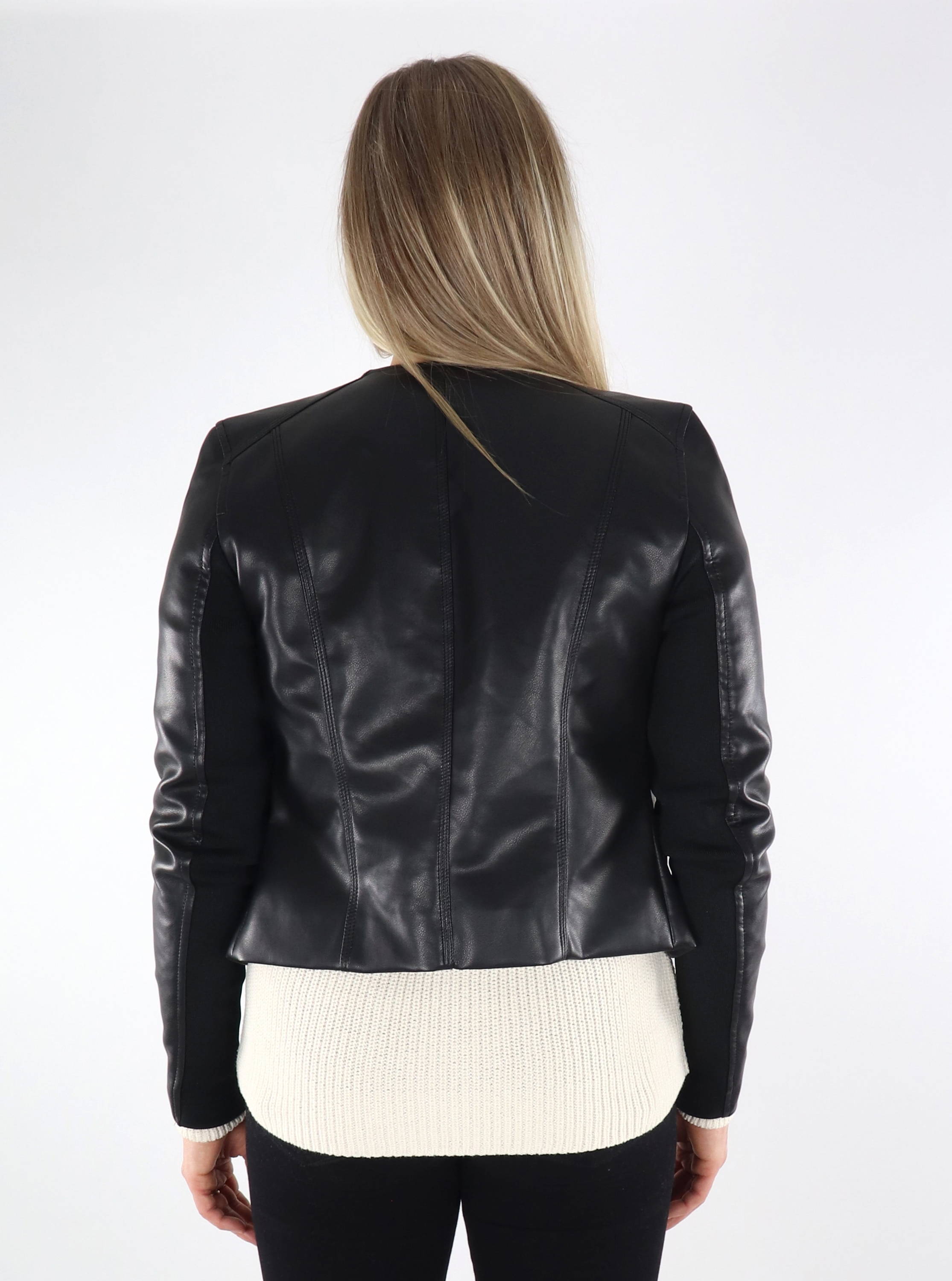 Vero Moda Faux Leather Jacket black - Stilettoshop.eu webstore Vero Moda Faux Leather Jacket black - Stilettoshop.eu webstore