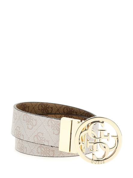 Guess Belt Aieta white/brown BW7821 - Women's belts - 133815 - 1
