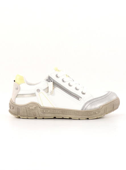 Mustang Women's Walking Shoes 1290-303-121 weiss/silber - Women's walking shoes - 135685 - 1