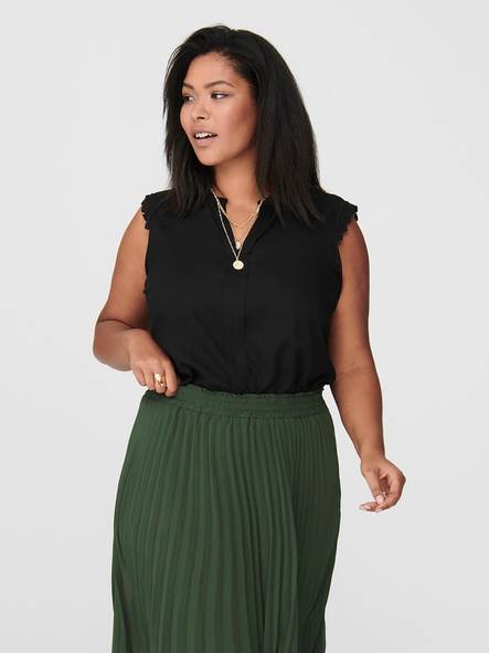 Only Carmakoma Top black - Women's tank tops - 133645 - 1