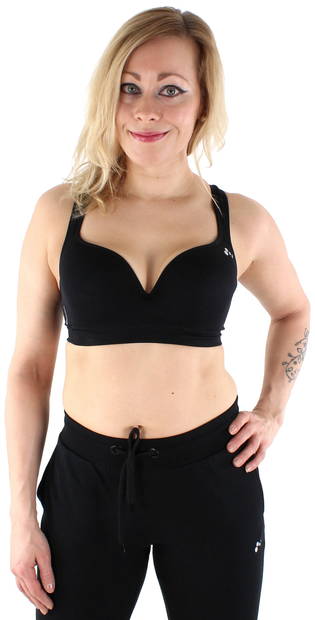 Only Play Sports bra, black, gray - Women's sports bra - 117935 - 1