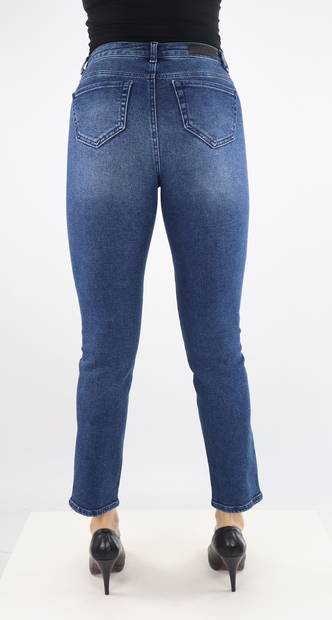 Only Jeans mid slim ankle blue - Women's jeans - 131875 - 2
