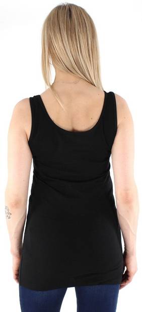 Only long top Live love long tank black - Women's tank tops - 120095 - 2