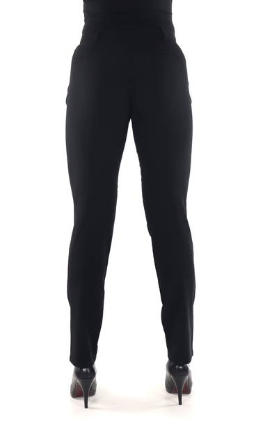 Pieces Chinos Skin MW black - Women's trousers - 134155 - 2