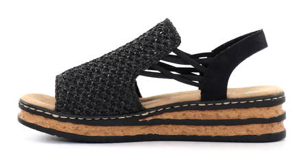 Rieker women's sandals 62941-00 black - Rieker women`s sandals - 135465 - 2