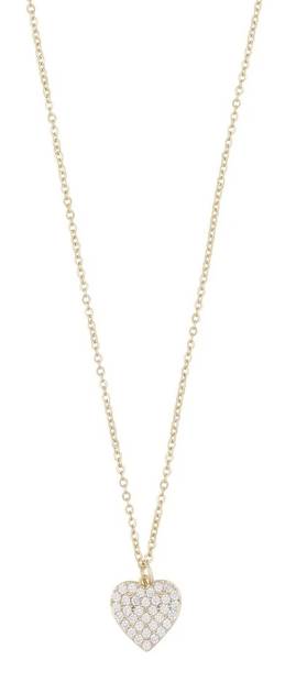 Snö of Sweden Necklace North heart g/clear - Necklaces - 134955 - 1