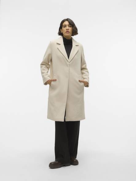 Vero Moda Women's Coat Oatmeal - Women's light jackets - 135005 - 2