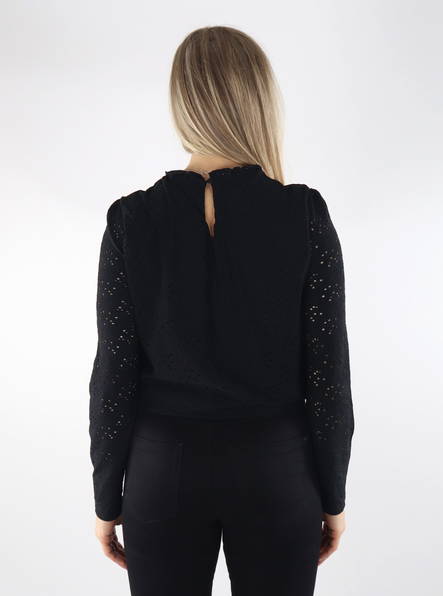 Vila women's shirt black - Women's long sleeved shirts - 134875 - 2