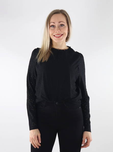 Vila women's shirt black - Women's long sleeved shirts - 134875 - 1