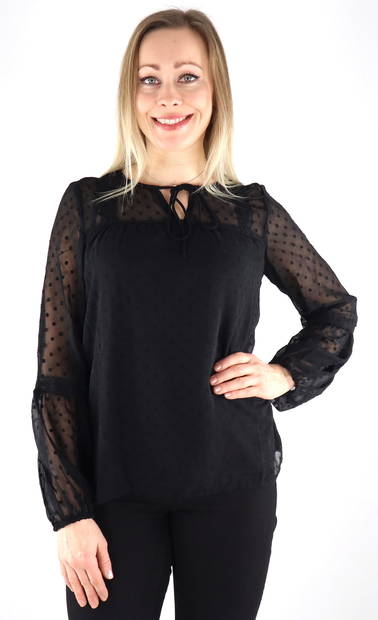 Vila Shirt, black - Women's long sleeved shirts - 132675 - 1