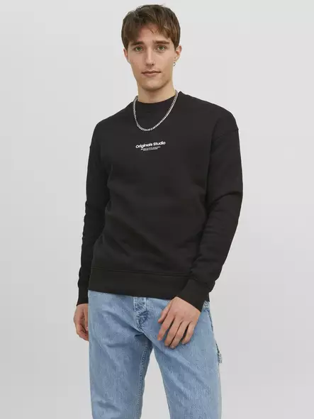 Jack&Jones Vesterbro men's sweatshirt black - Men's long sleeved shirts - 135115 - 2