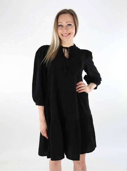 Vero Moda tunic / dress Pretty 3/4 black - Dresses and tunics - 136025 - 1