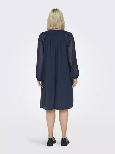 Only Carmakoma plus size dress V-Neck Naval academy - Dresses and tunics - 136795 - 2