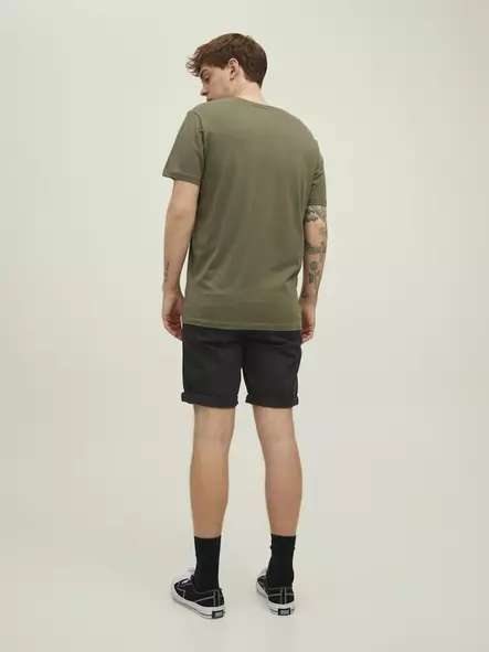 Jack&Jones men's chino shorts JPSTBOWIE Solid black - Men's shorts and capri - 138765 - 2