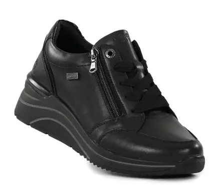 Rieker Remonte wedge sneakers D0T03-00 black - Rieker women`s walking shoes - 138865 - 1