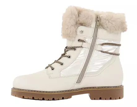 Rieker Remonte studded ankle boots D9383-80 white - Rieker ankle boots - 139185 - 2