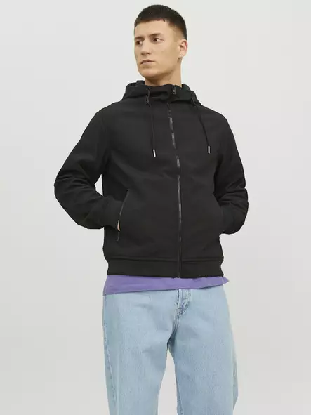 Jack&Jones Jacket Basic softshell black - Men's jackets - 140735 - 1