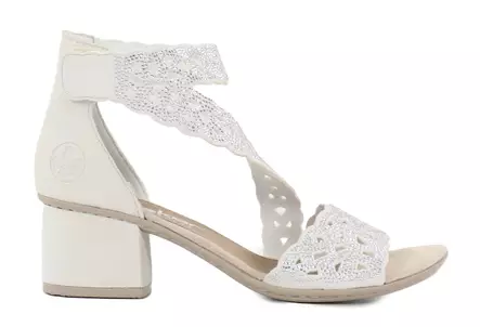 Rieker Party Sandals 64657-80 white - Rieker women`s sandals - 141015 - 2