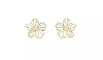 Snö of Sweden Earrings Flora gold - Earrings - 141125 - 1