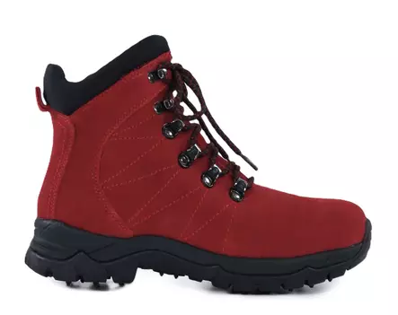 Eskimo women's suede studded ankle boots 03220901 red - Women's ankle boots - 139735 - 1