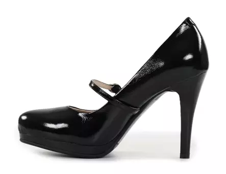 Fuzz pumps/high heels 3430-12 black - Women's pumps and high heels - 139645 - 2