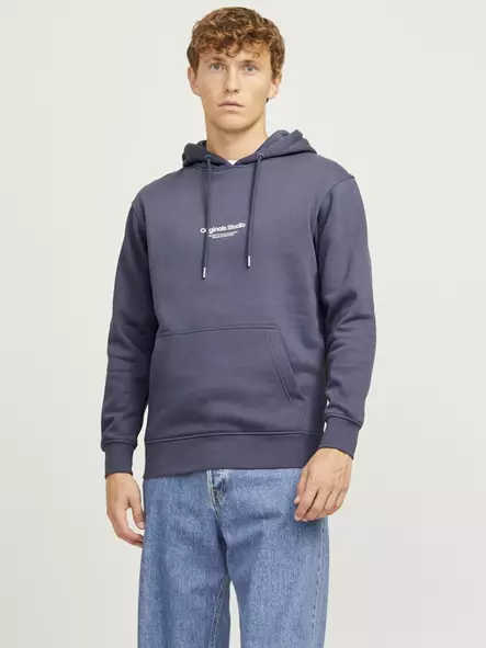 Jack&Jones men's hoodie Vesterbro Sweat nightshadow blue - Men's hoodies - 137595 - 1